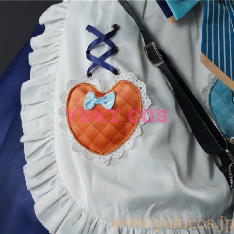 画像5: バーチャルYouTuber  Vtuber ホロライブ 白上フブキ レトロ風喫茶衣装 コスプレ衣装 送料無料 (5)