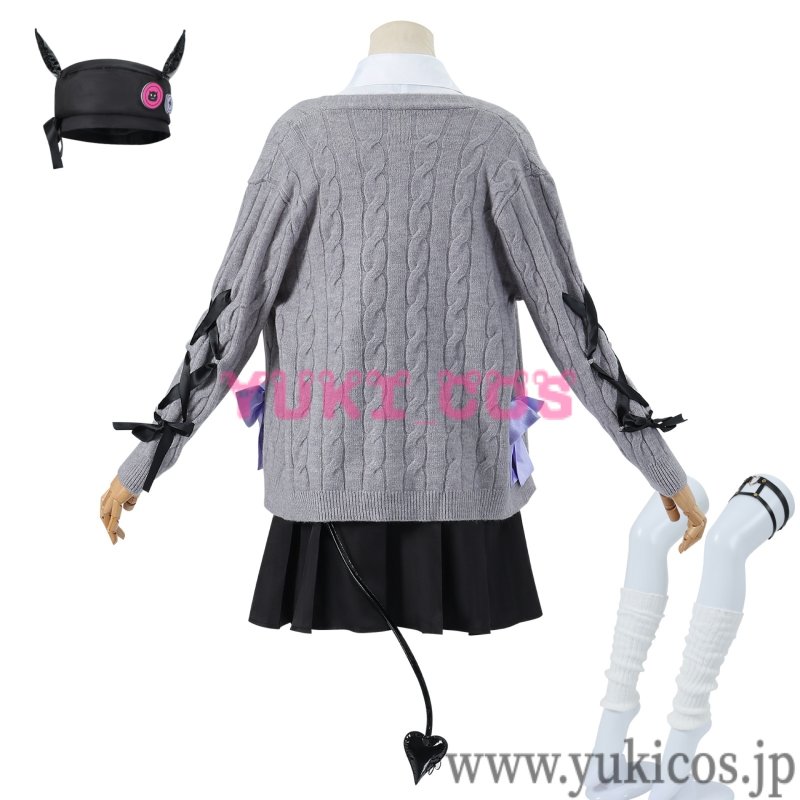 画像3: バーチャルYouTuber  Vtuber ホロライブ 常闇トワ とこやみトワ ガーリー系 コスプレ衣装 送料無料 (3)