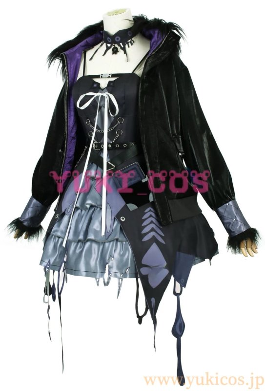 画像4: バーチャルYouTuber  Vtuber ホロライブEN シオリ・ノヴェラ Shiori Novella 初期 コスプレ衣装 送料無料 (4)