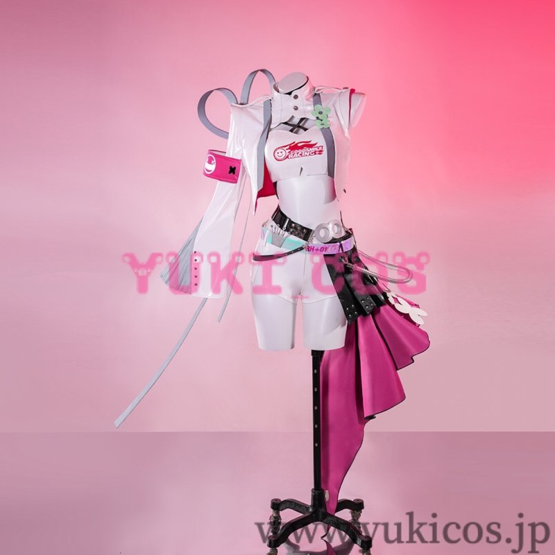 画像1: VOCALOID　初音ミク　レーシングミク　2025　コスプレ衣装　送料無料 (1)