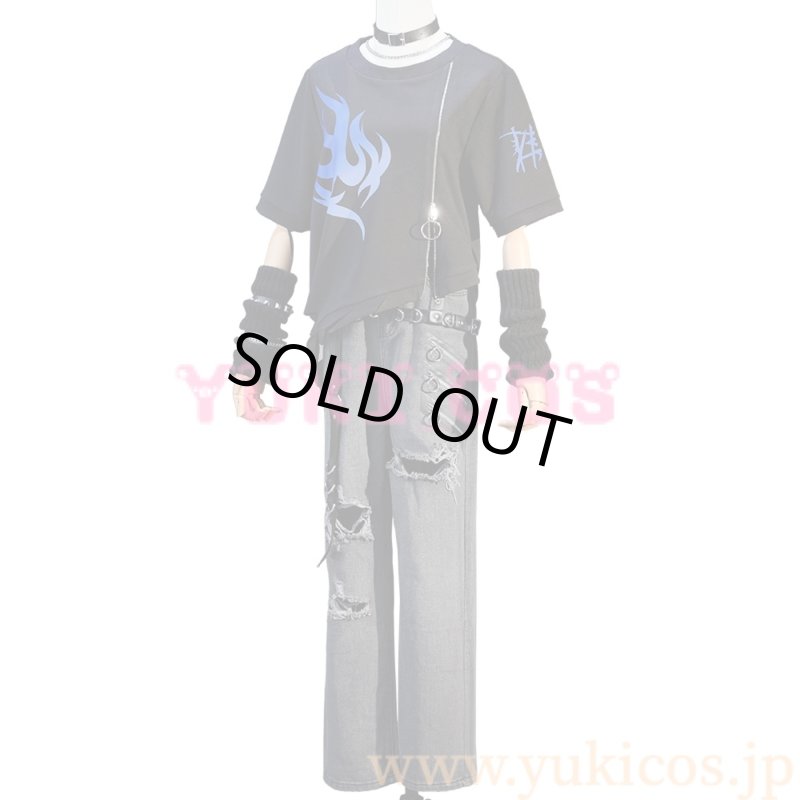 画像3: プロジェクトセカイ プロセカ Rekindle the flameイベント  見えずともそこにあるもの 青柳冬弥 特訓前 コスプレ衣装 送料無料 (3)