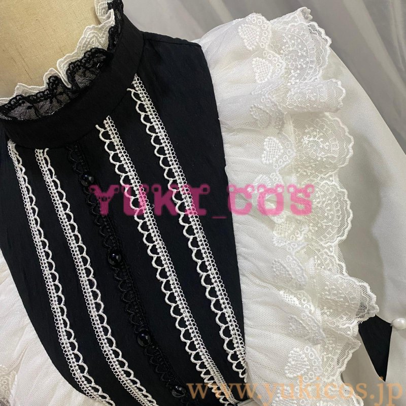 画像5: プロジェクトセカイ プロセカ 荊棘の道は何処へ 本気のイカ焼きを味わって 朝比奈まふゆ 化けの花 コスプレ衣装 送料無料 (5)