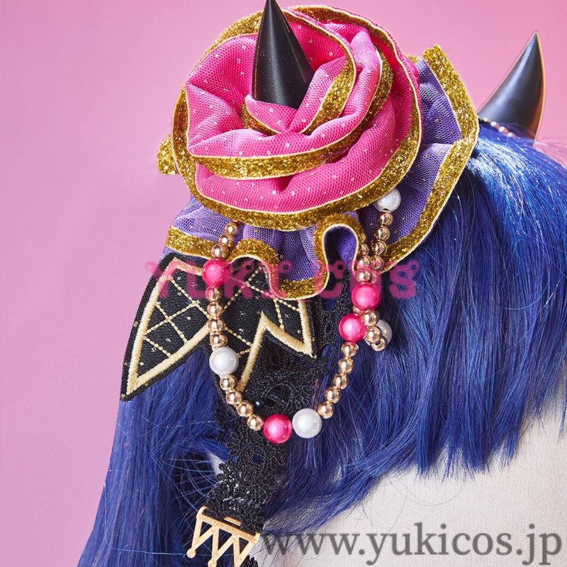 画像10: ラブライブ! スクールアイドルフェスティバル Aqours 小悪魔 津島善子 コスプレ衣装 送料無料 (10)