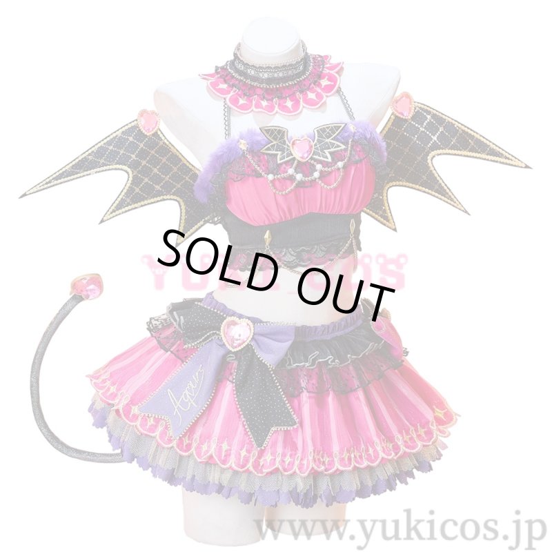 画像1: ラブライブ!　スクールアイドルフェスティバル　Aqours　小悪魔　津島善子　コスプレ衣装　送料無料 (1)