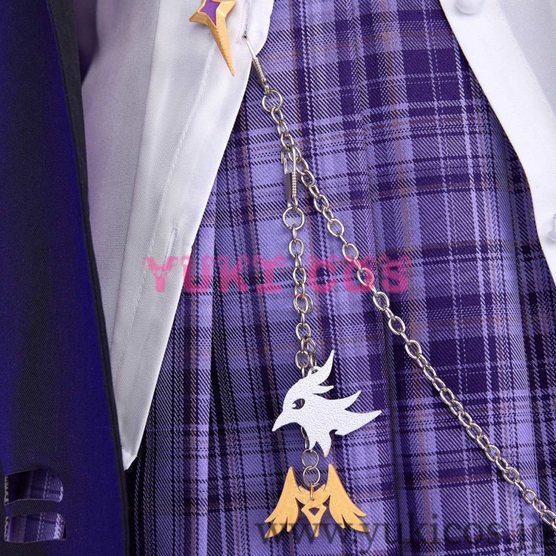 画像11: 原神 げんしん Cafe in Seoul Fischl  フィッシュル コスプレ衣装 送料無料 (11)