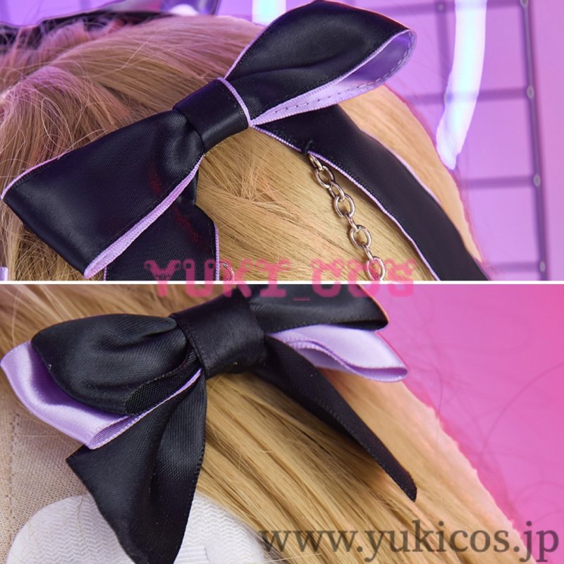 画像14: 原神 げんしん Cafe in Seoul Fischl  フィッシュル コスプレ衣装 送料無料 (14)