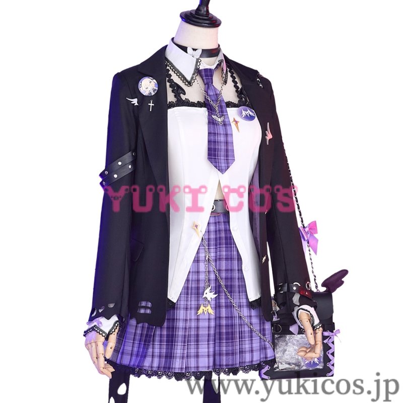 画像4: 原神 げんしん Cafe in Seoul Fischl  フィッシュル コスプレ衣装 送料無料 (4)