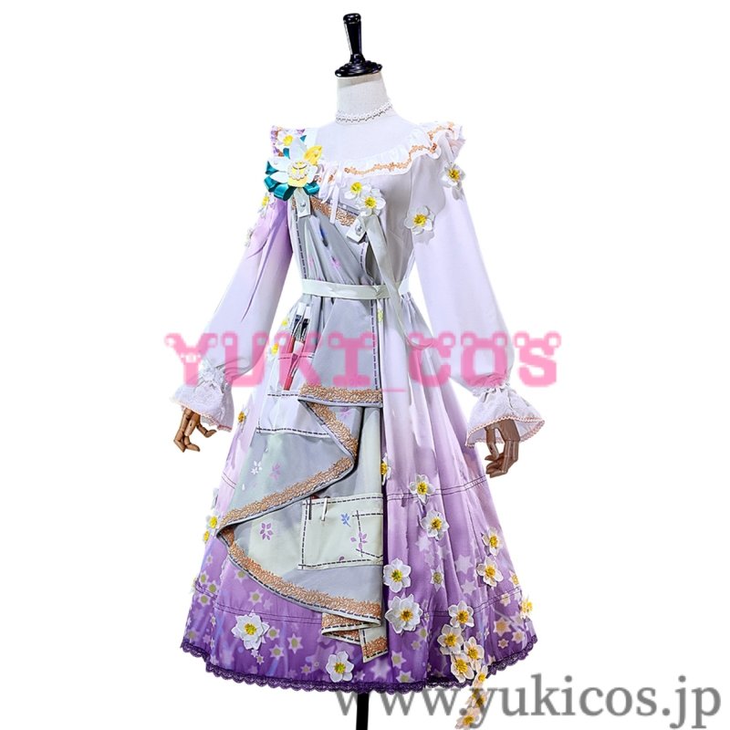 画像4: プロジェクトセカイ プロセカ 光差すキャンバスガチャ 諦めたくないから 東雲絵名 ナーシサス・ペインタードレス コスプレ衣装 送料無料 (4)