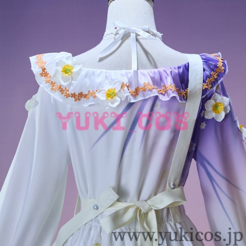 画像10: プロジェクトセカイ プロセカ 光差すキャンバスガチャ 諦めたくないから 東雲絵名 ナーシサス・ペインタードレス コスプレ衣装 送料無料 (10)