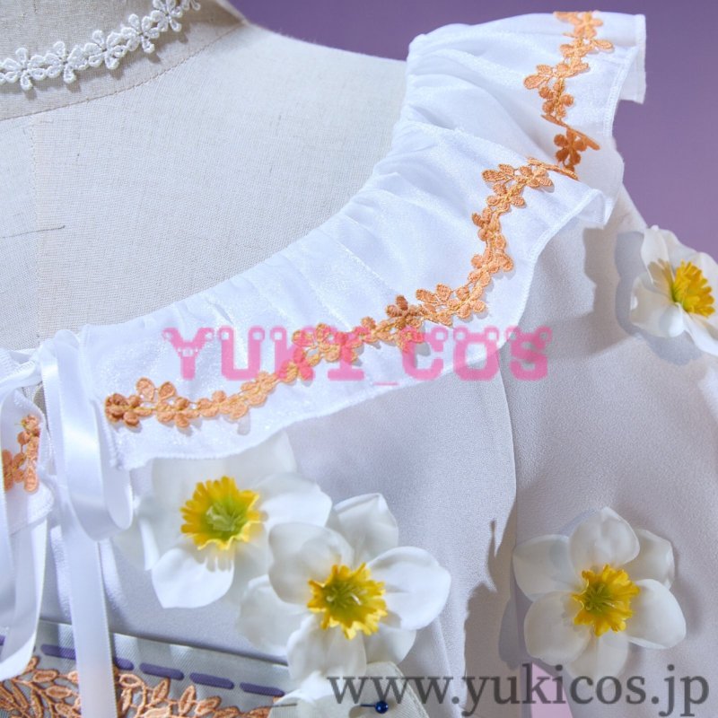 画像6: プロジェクトセカイ プロセカ 光差すキャンバスガチャ 諦めたくないから 東雲絵名 ナーシサス・ペインタードレス コスプレ衣装 送料無料 (6)