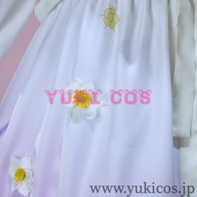 画像12: プロジェクトセカイ プロセカ 光差すキャンバスガチャ 諦めたくないから 東雲絵名 ナーシサス・ペインタードレス コスプレ衣装 送料無料 (12)