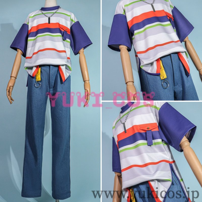 画像4: あんさんぶるスターズ! あんスタ 椎名ニキ 新私服 コスプレ衣装 送料無料 (4)