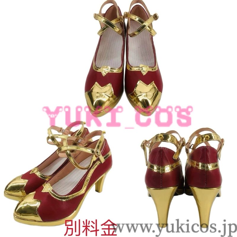 画像11: 縁結びの妖狐ちゃん 塗山紅紅 トサン・ココ 金羽華裳 コスプレ衣装 送料無料 (11)