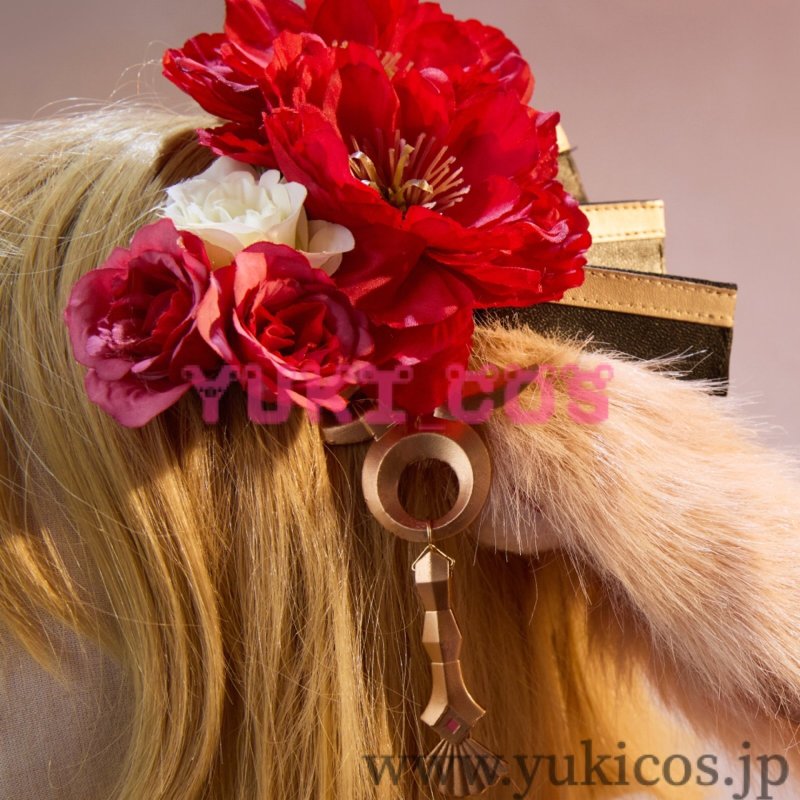 画像10: 縁結びの妖狐ちゃん 塗山紅紅 トサン・ココ 金羽華裳 コスプレ衣装 送料無料 (10)