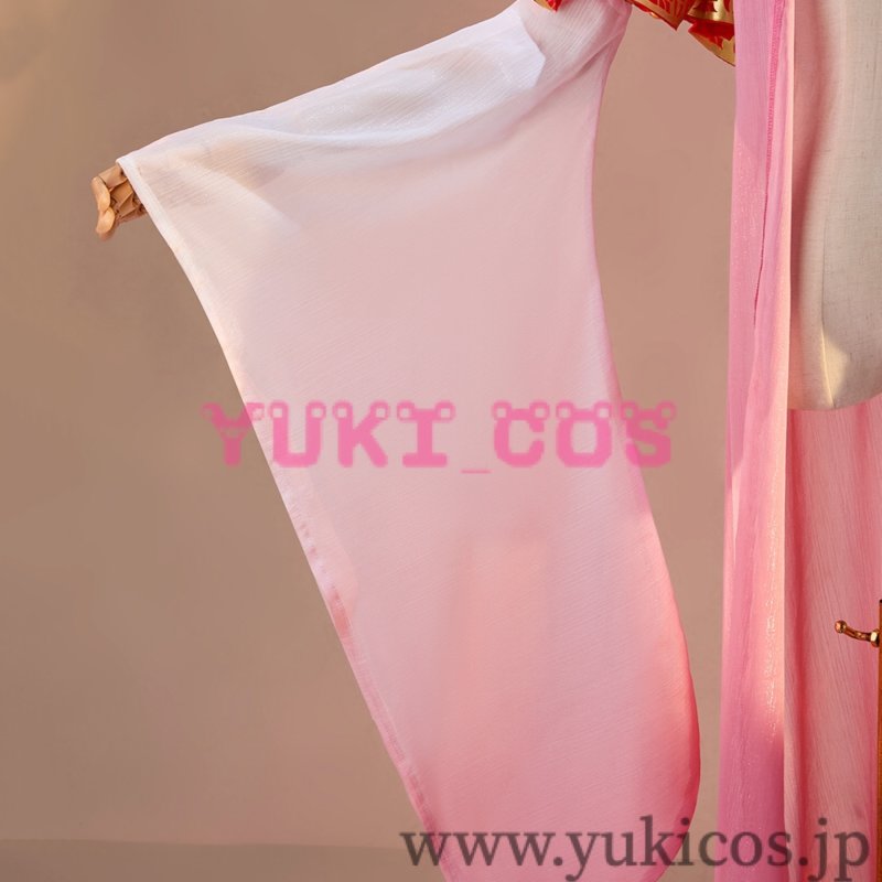 画像6: 縁結びの妖狐ちゃん 塗山紅紅 トサン・ココ 金羽華裳 コスプレ衣装 送料無料 (6)