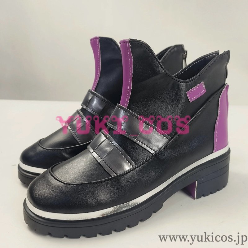 画像2: Vtuberにじさんじ ROF-MAO 2nd Anniversary ふわみなと 不破湊 コスプレ靴 送料無料 (2)