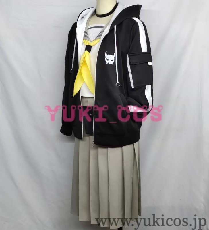 画像3: ブルーアーカイブ ブルアカ ジャブジャブヘルメット団 河駒風ラブ こまかぜらぶ コスプレ衣装 送料無料 (3)