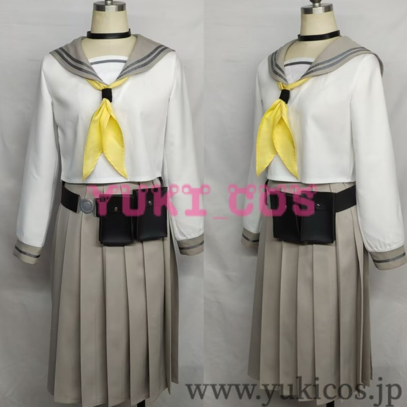 画像4: ブルーアーカイブ ブルアカ ジャブジャブヘルメット団 河駒風ラブ こまかぜらぶ コスプレ衣装 送料無料 (4)