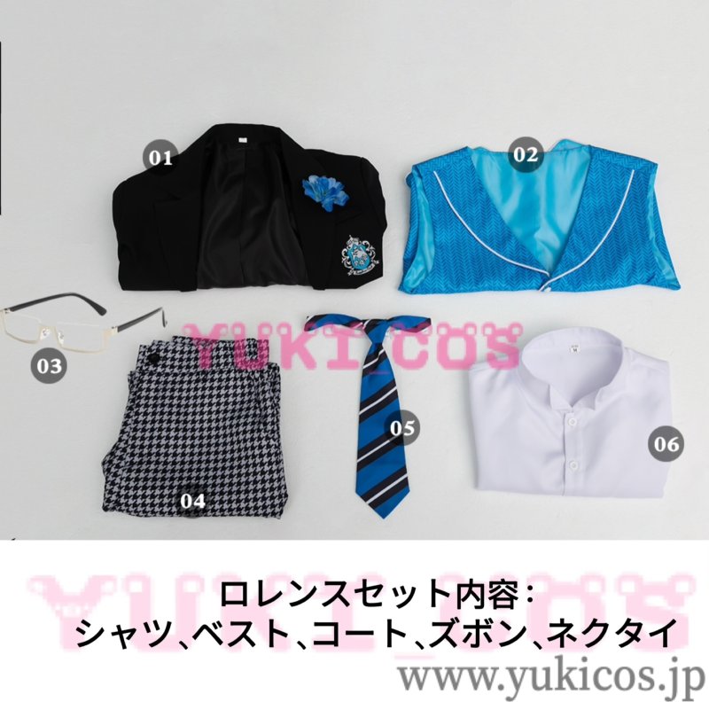 画像4: 黒執事 寄宿学校編 ハーマン・グリーンヒル Herman Greenhill エドガー・レドモンド Edgar Redmond ロレンス・ブルーアー Lawrence Bluewer グレゴリー・バイオレット Gregory Violet コスプレ衣装 送料無料 (4)