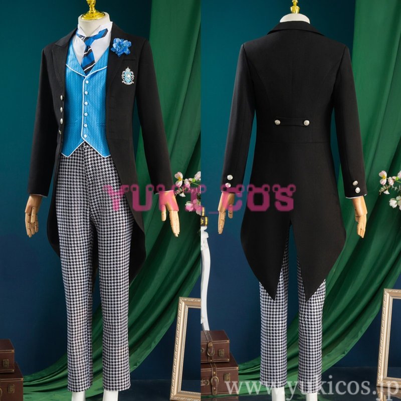 画像17: 黒執事 寄宿学校編 ハーマン・グリーンヒル Herman Greenhill エドガー・レドモンド Edgar Redmond ロレンス・ブルーアー Lawrence Bluewer グレゴリー・バイオレット Gregory Violet コスプレ衣装 送料無料 (17)