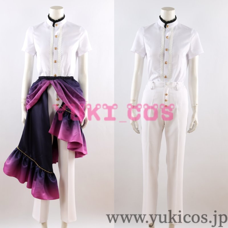 画像12: あんさんぶるスターズ!! あんスタ クロススカウト・傾慕の華/恍惚 乱れ咲く華 巴日和 突き進む華 葵ゆうた 誘い込む華 衣更真緒 コスプレ衣装 送料無料 (12)