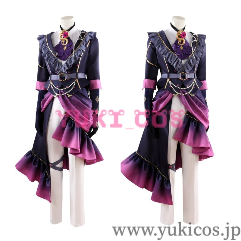 画像6: あんさんぶるスターズ!! あんスタ クロススカウト・傾慕の華/恍惚 乱れ咲く華 巴日和 突き進む華 葵ゆうた 誘い込む華 衣更真緒 コスプレ衣装 送料無料 (6)