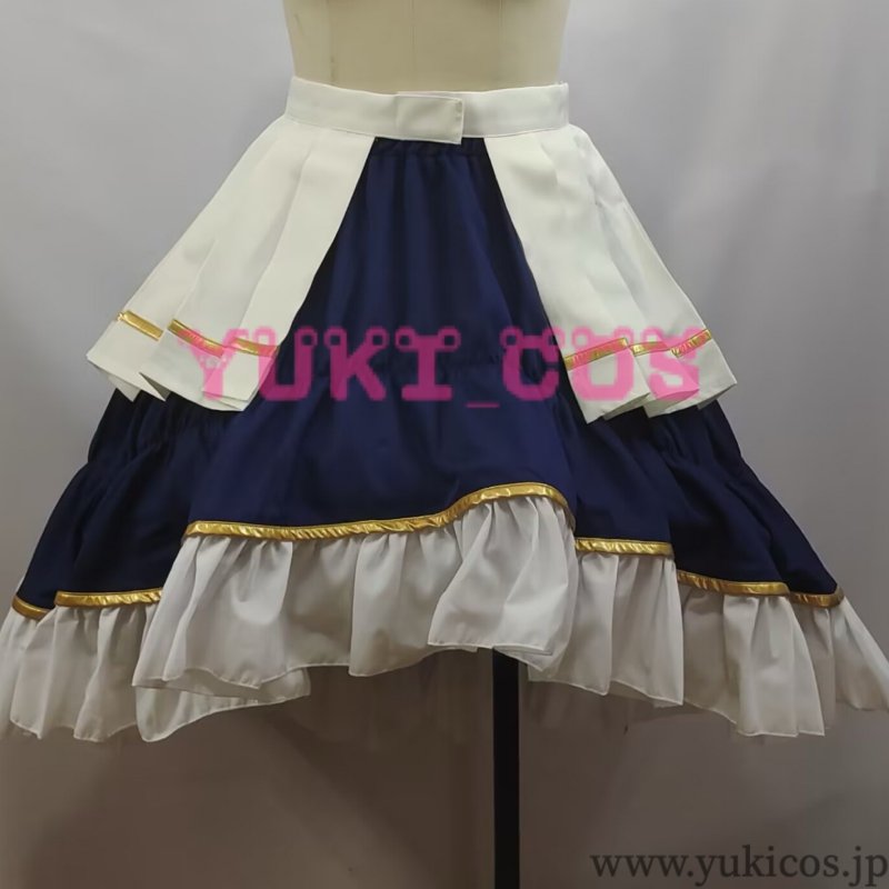 画像8: ウマ娘 プリティーダービー ウマ娘 キングヘイロー 応援団衣装 白く気高き激励の装 コスプレ衣装 送料無料 (8)