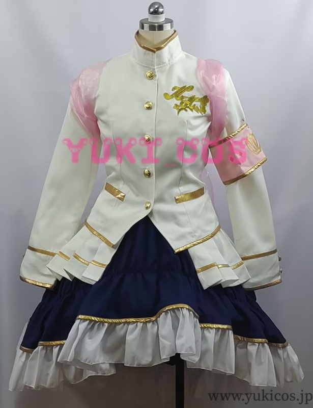 画像1: ウマ娘 プリティーダービー　ウマ娘　キングヘイロー　応援団衣装　白く気高き激励の装　コスプレ衣装　送料無料 (1)