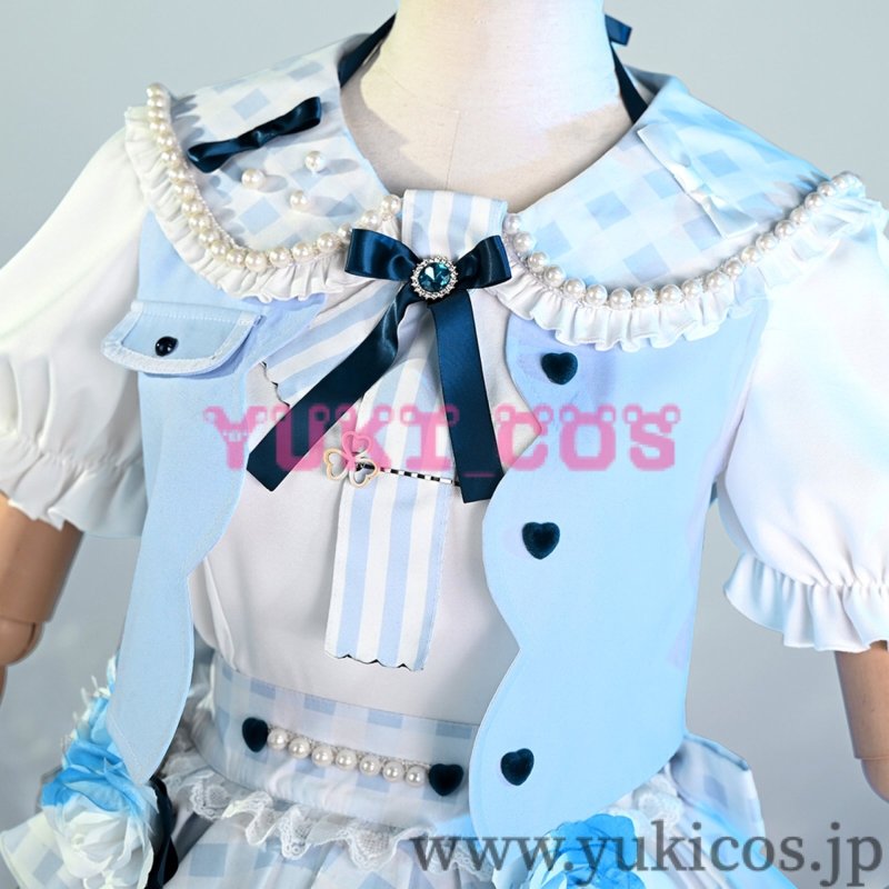 画像4: プロジェクトセカイ プロセカ MORE MORE JUMP! MMJ 4th Anniversary プレミアムプレゼントガチャ Sweet & Rose 桐谷遥 コスプレ衣装 送料無料 (4)