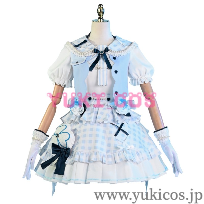 画像1: プロジェクトセカイ　プロセカ　MORE MORE JUMP!　MMJ 4th Anniversary　プレミアムプレゼントガチャ　Sweet & Rose　桐谷遥　コスプレ衣装　送料無料 (1)