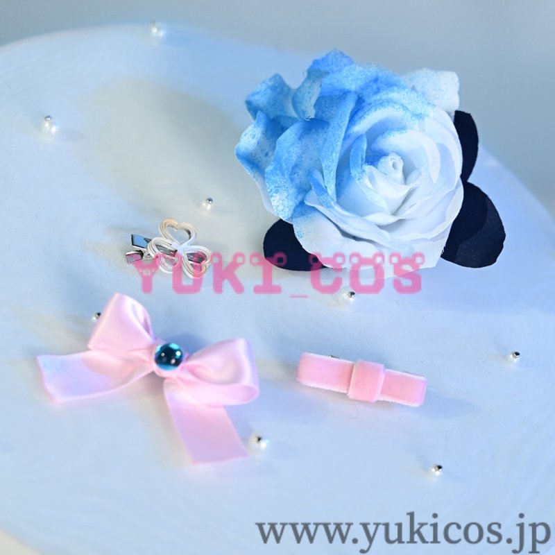 画像12: プロジェクトセカイ プロセカ MORE MORE JUMP! MMJ 4th Anniversary プレミアムプレゼントガチャ Sweet & Rose 桐谷遥 コスプレ衣装 送料無料 (12)