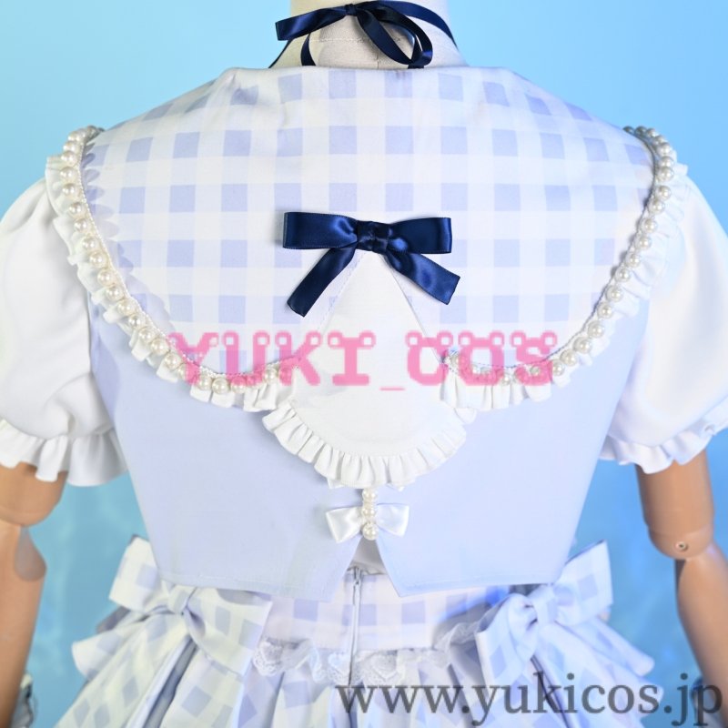 画像10: プロジェクトセカイ プロセカ MORE MORE JUMP! MMJ 4th Anniversary プレミアムプレゼントガチャ Sweet & Rose 桐谷遥 コスプレ衣装 送料無料 (10)