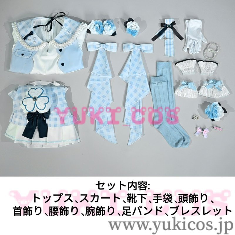 画像2: プロジェクトセカイ プロセカ MORE MORE JUMP! MMJ 4th Anniversary プレミアムプレゼントガチャ Sweet & Rose 桐谷遥 コスプレ衣装 送料無料 (2)