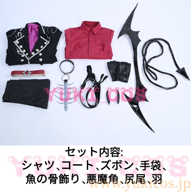 画像2: Vtuber にじさんじ VOLTACTION Angel×Devil  渡会雲雀 コスプレ衣装 送料無料 (2)