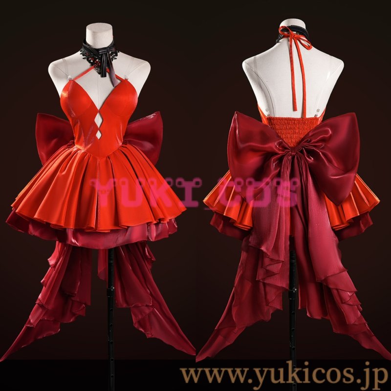 画像1: 勝利の女神：NIKKE×エヴァンゲリオン　NIKKE×エヴァ　式波・アスカ・ラングレー：WILLE　孤海の楽章　コスプレ衣装　送料無料 (1)