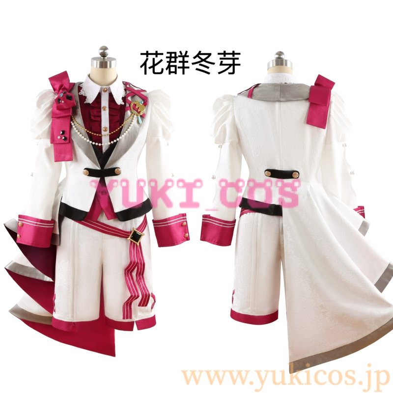 画像3: あんさんぶるスターズ!! あんスタMusic 溶けた心*思い出のスノーホワイト メルヘン・ホワイト ユメ アタック・ホワイト エス ロジカル・ホワイト カンナ リリカル・ホワイト ライカ 花群冬芽 冴霧笑主  名都神無 宝丈萊香 コスプレ衣装 送料無料 (3)
