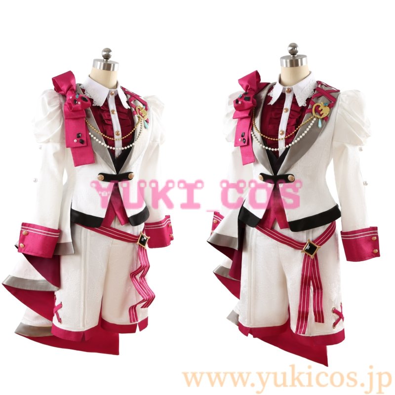 画像5: あんさんぶるスターズ!! あんスタMusic 溶けた心*思い出のスノーホワイト メルヘン・ホワイト ユメ アタック・ホワイト エス ロジカル・ホワイト カンナ リリカル・ホワイト ライカ 花群冬芽 冴霧笑主  名都神無 宝丈萊香 コスプレ衣装 送料無料 (5)