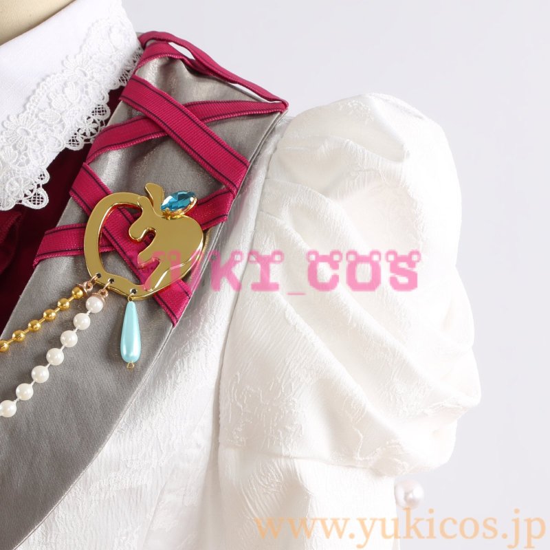 画像8: あんさんぶるスターズ!! あんスタMusic 溶けた心*思い出のスノーホワイト メルヘン・ホワイト ユメ アタック・ホワイト エス ロジカル・ホワイト カンナ リリカル・ホワイト ライカ 花群冬芽 冴霧笑主  名都神無 宝丈萊香 コスプレ衣装 送料無料 (8)