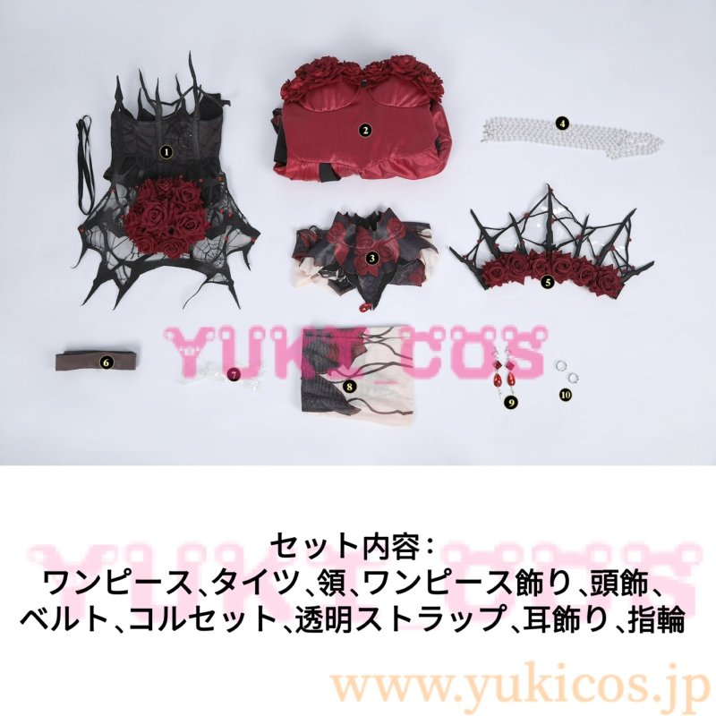 画像2: IdentityV 第五人格 アイデンティティV 血の女王 ハロウィン演奏会 思い出の楽章を奏でる コスプレ衣装 送料無料 (2)