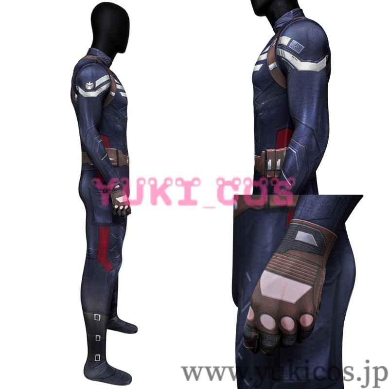 画像4: キャプテン・アメリカ/ウィンター・ソルジャー Captain America: The Winter Soldier キャプテン コスプレ衣装 送料無料 (4)