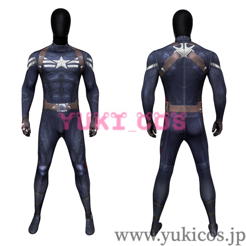 画像1: キャプテン・アメリカ/ウィンター・ソルジャー　Captain America: The Winter Soldier　キャプテン　コスプレ衣装　送料無料 (1)