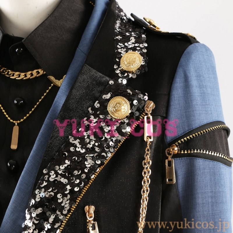 画像16: プロジェクトセカイ × あんさんぶるスターズ！！　プロセカ×あんスタ　カラフル★世界で輝く星たち　神代類　天馬司　KAITO　青柳冬弥　東雲彰人　鏡音レン　守沢千秋　漣ジュン　瀬名泉　逆先夏目　コスプレ衣装　送料無料 (16)