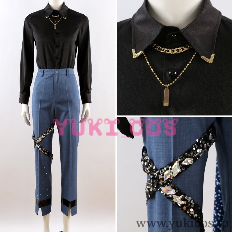 画像22: プロジェクトセカイ × あんさんぶるスターズ！！　プロセカ×あんスタ　カラフル★世界で輝く星たち　神代類　天馬司　KAITO　青柳冬弥　東雲彰人　鏡音レン　守沢千秋　漣ジュン　瀬名泉　逆先夏目　コスプレ衣装　送料無料 (22)