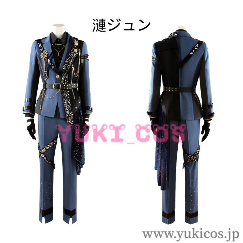 画像11: プロジェクトセカイ × あんさんぶるスターズ！！　プロセカ×あんスタ　カラフル★世界で輝く星たち　神代類　天馬司　KAITO　青柳冬弥　東雲彰人　鏡音レン　守沢千秋　漣ジュン　瀬名泉　逆先夏目　コスプレ衣装　送料無料 (11)