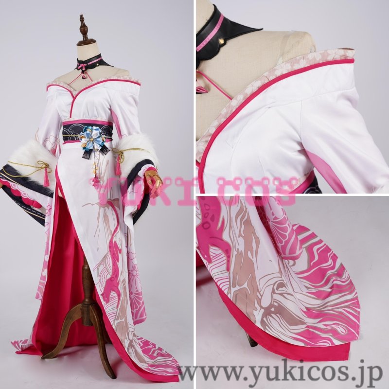 画像3: Vtuber ホロライブEN ラオーラ・パンテーラ Raora Panthera 着物 コスプレ衣装 送料無料 (3)