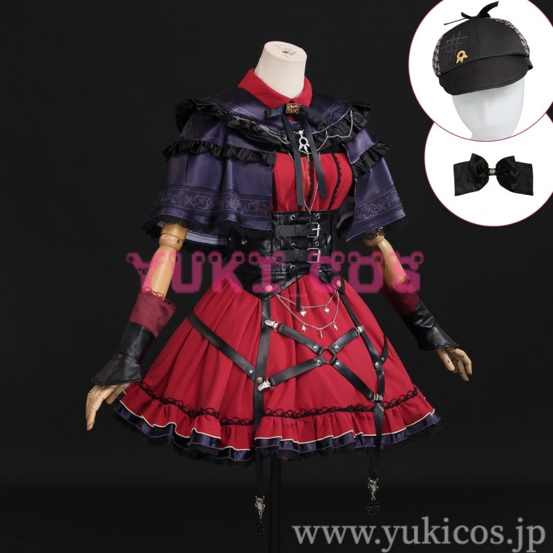 画像3: Vtuber ホロライブEN シオリ・ノヴェラ Shiori Novella 探偵衣装 コスプレ衣装 送料無料 (3)