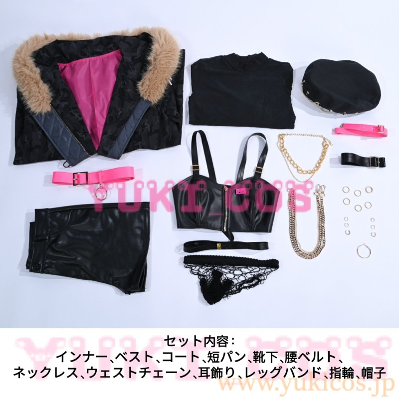 画像2: プロジェクトセカイ プロセカ ビビバス Vivid BAD SQUAD ULTRA C 白石杏 コスプレ衣装 送料無料 (2)