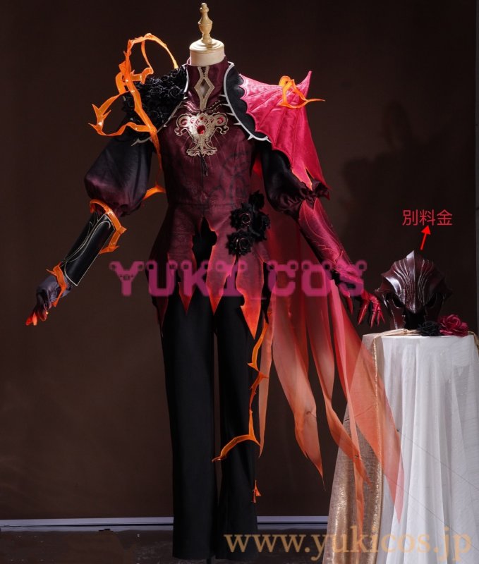 画像1: IdentityV　第五人格　アイデンティティV　騎士　UR衣装　赤の騎士　コスプレ衣装　送料無料 (1)