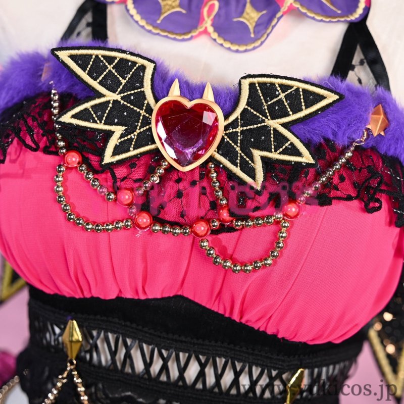 画像6: ラブライブ! スクールアイドルフェスティバル Aqours 小悪魔 黒澤ダイヤ コスプレ衣装 送料無料 (6)