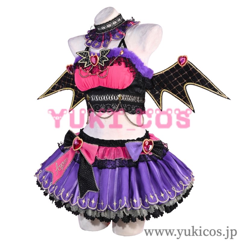 画像3: ラブライブ! スクールアイドルフェスティバル Aqours 小悪魔 黒澤ダイヤ コスプレ衣装 送料無料 (3)